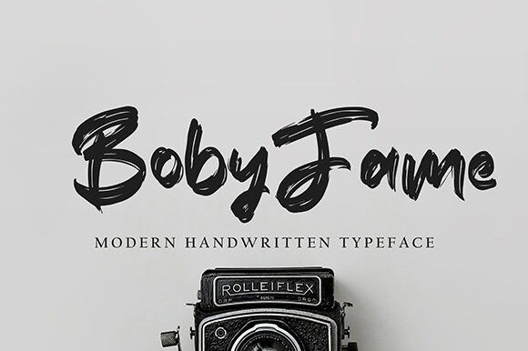 Bobyfame: A Handwritten Font That Makes Your Brand Feel Thoughtful & True