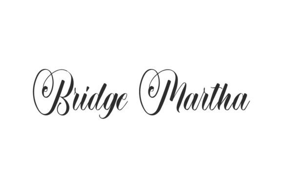 Bridge Martha: A Refined Script Font for Digital Branding