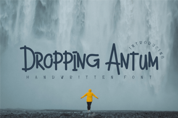 Dropping Antum: A Handwritten Script Font for Digital Branding