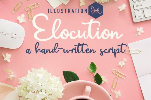 Elocution: A Hand-Crafted Script Font That Feels Human
