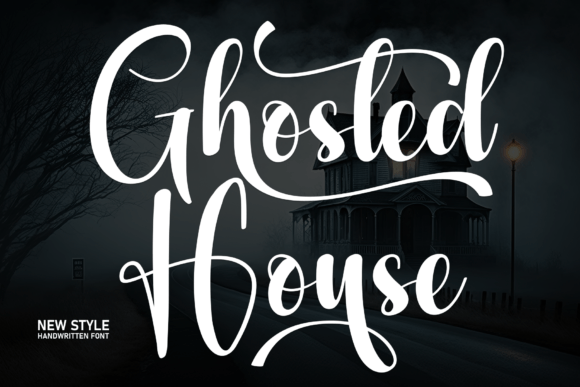 Ghosted House: A Friendly Handwritten Font for Editorial Charm