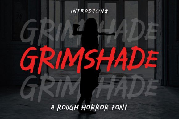Grimshade: A Horror-Infused Display Font for Editorial Edge