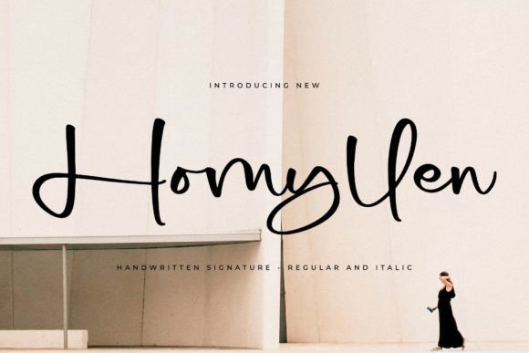 Homyllen: A Handwritten Font That Makes Your Campaign Feel Human