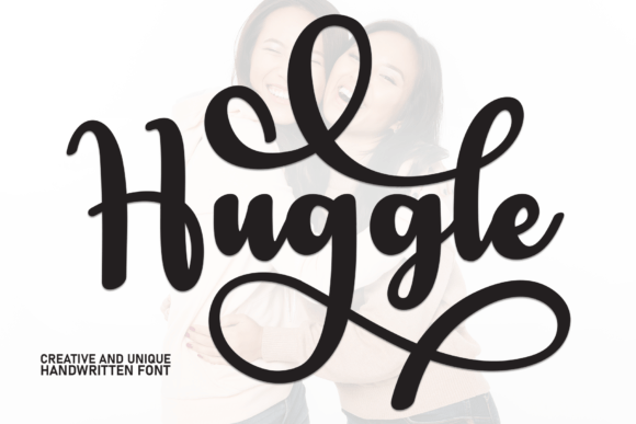 Huggle Handwritten Font for Crafters & Sellers