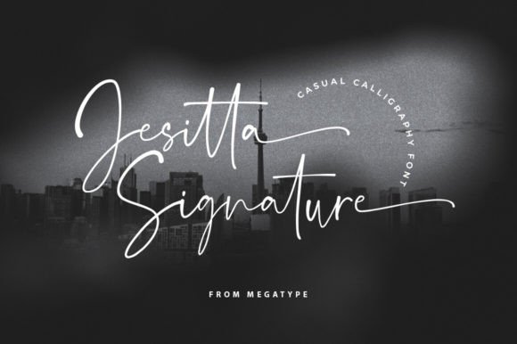 Jesitta Signature: A Modern Script Font That Elevates Your Brand