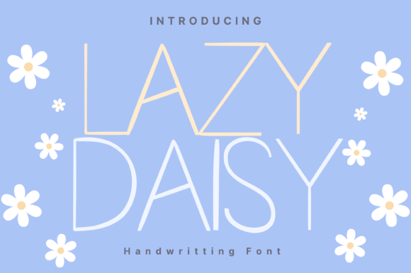 Lazy Daisy Font: A Whimsical Touch for Real Small Business Brands
