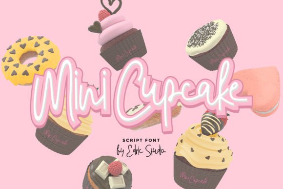 Mini Cupcake Font: Sweet, Sleek & Perfect for Small Business Branding