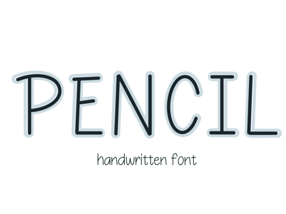 Pencil Font: A Handwritten Touch for Real Handmade Products