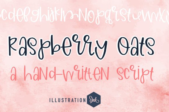 Raspberry Oats: A Hand-Crafted Script Font for Real Craft Projects
