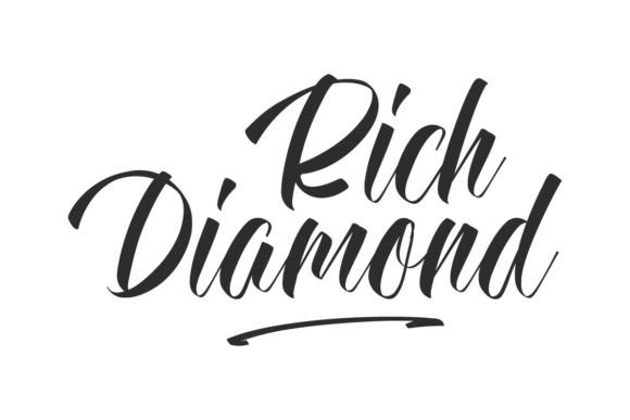 Rich Diamond Font: Elegant Script for Scroll-Stopping Brand Content