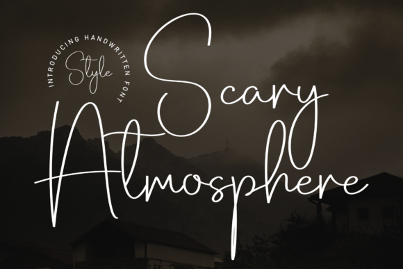 Scary Atmosphere: A Handwritten Font That Sets the Mood—Not Just the Text