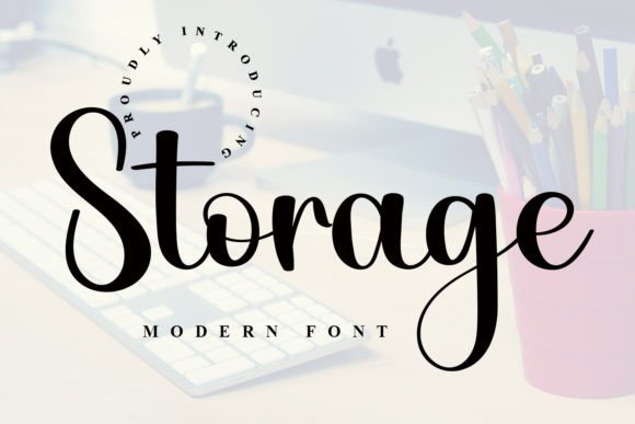 Storage: A Modern Handwritten Font for Digital Branding