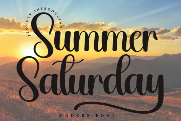 Summer Saturday: A Dainty Script Font That Makes Campaigns Feel Lighter