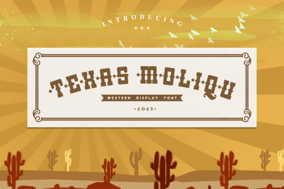 Texas Moliqu: A Bold, Retro Font That Elevates Your Brand