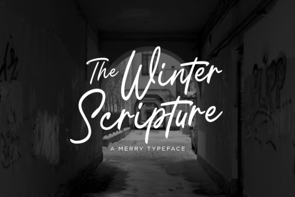 The Winter Scripture: A Script Font That Feels Like Holiday Light