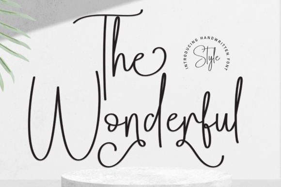 The Wonderful: A Handwritten Font That Feels Like a Thoughtful Pause