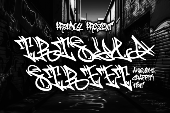 Trisula Street Font: Urban Elegance for Handmade Labels & Printables